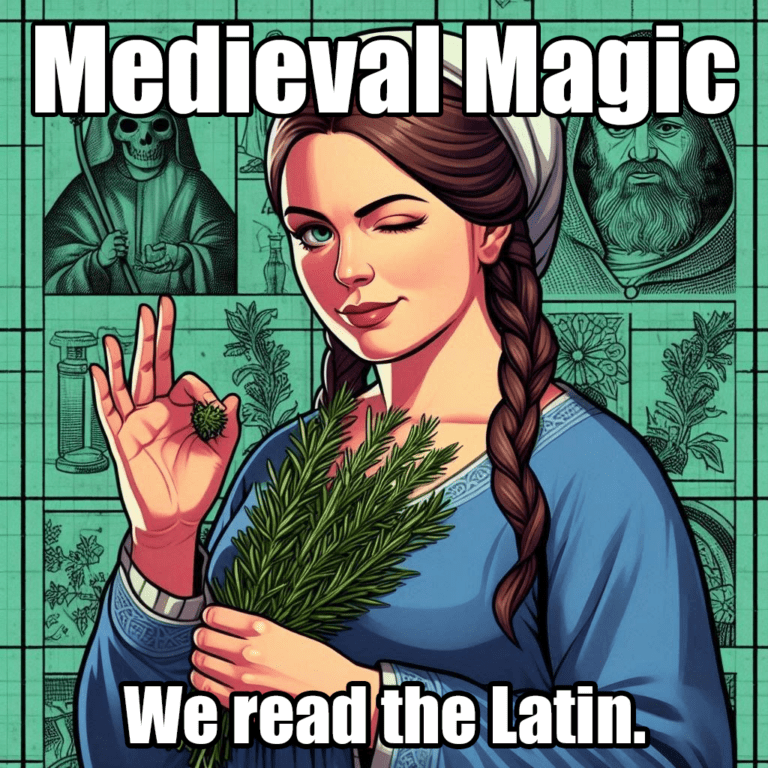 Medieval Magic Sample: We Read the Latin